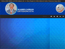 Tablet Screenshot of dentalcastrejon.com